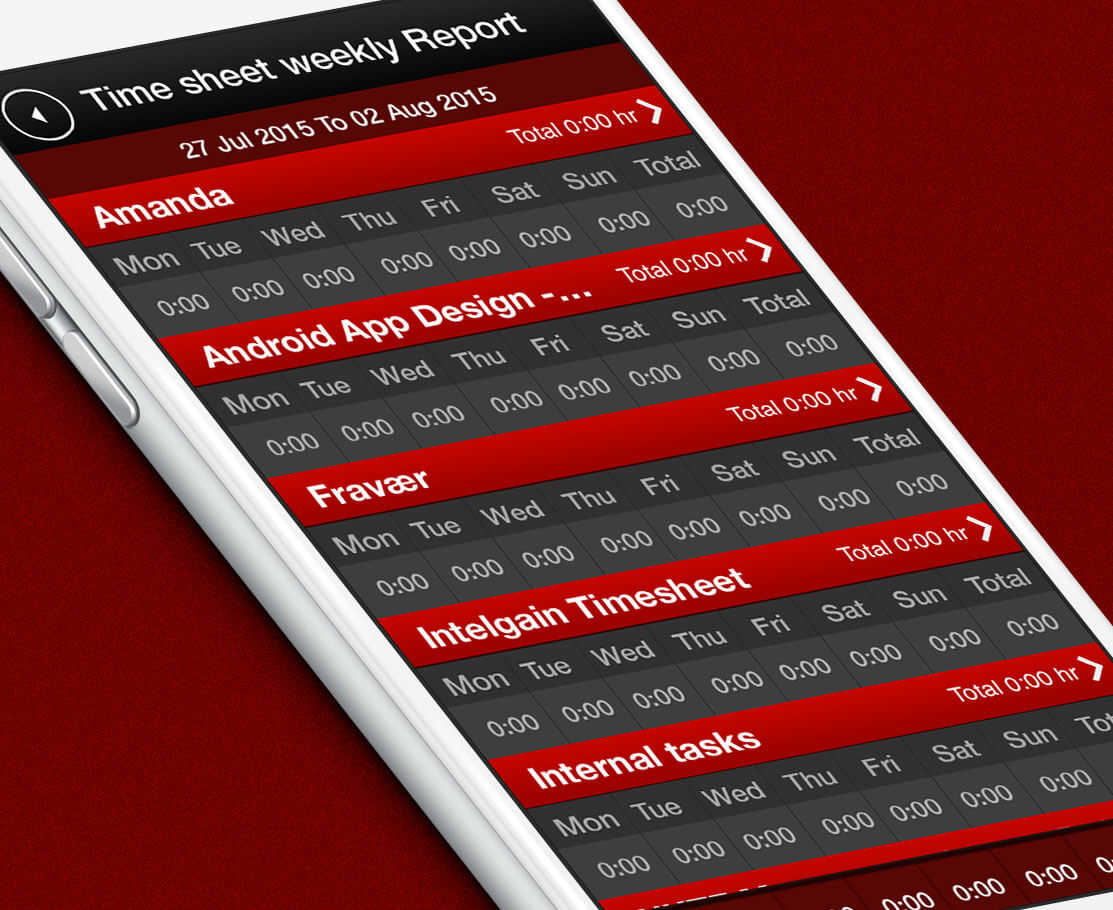 Timesheet & Resources Management App