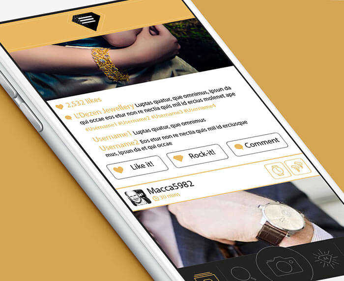 Social Jewelry App 