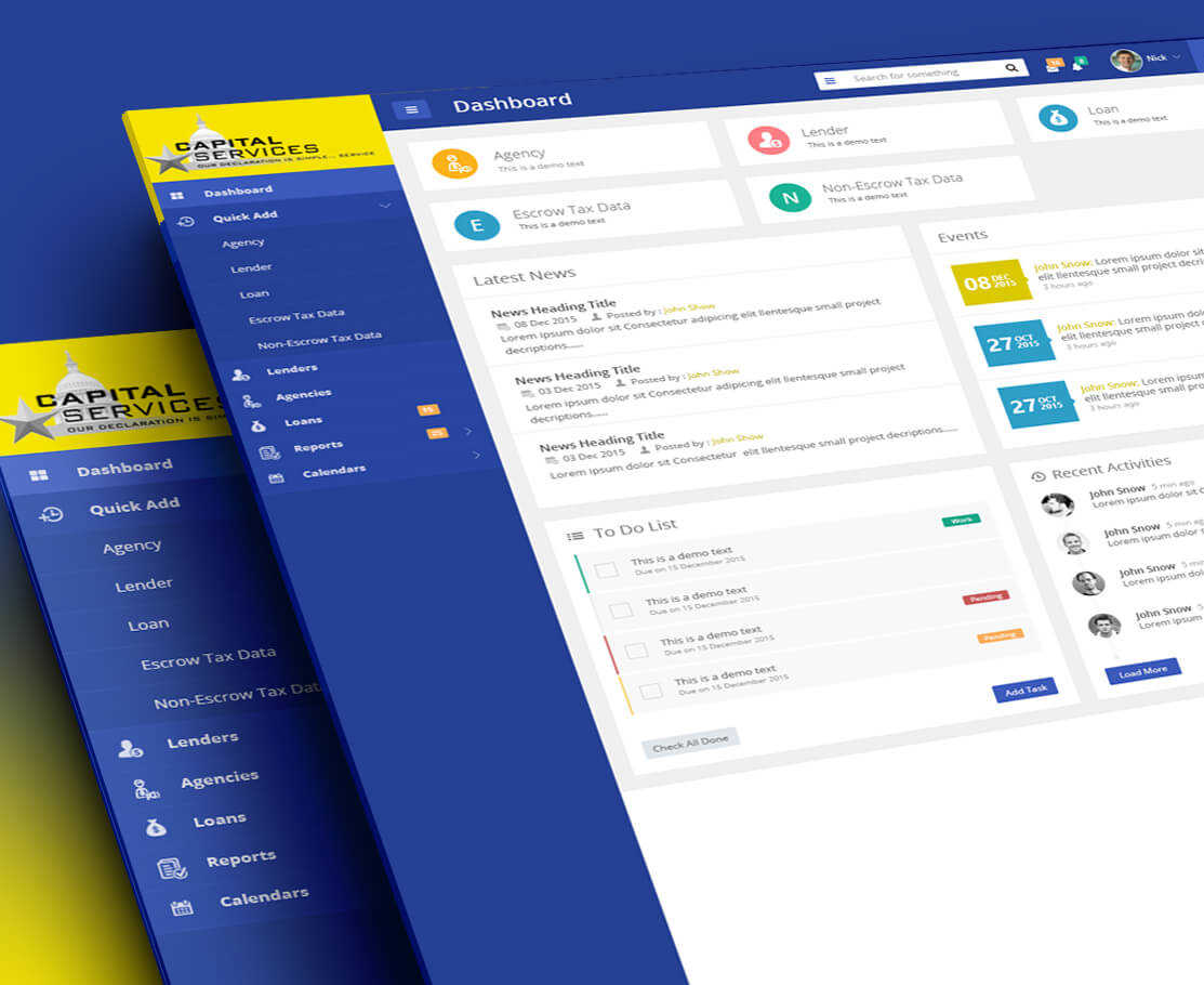 Lenders & Loans Management System