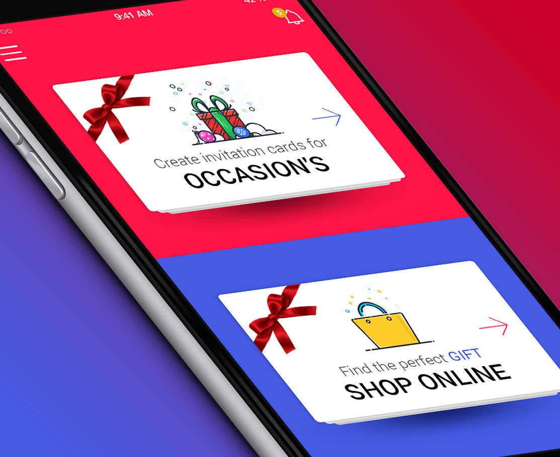 Event Card Creation/Shopping App