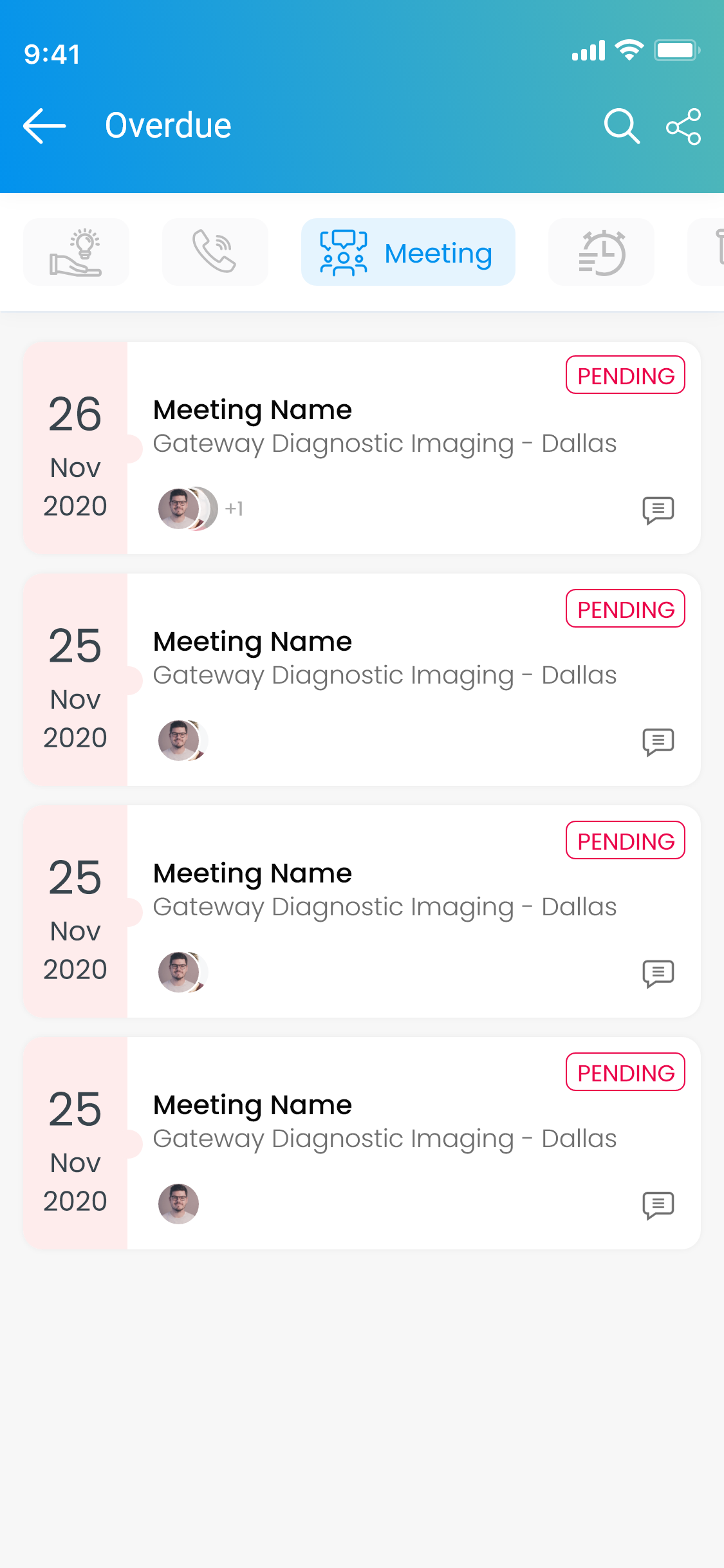 10 Overdue - Meeting